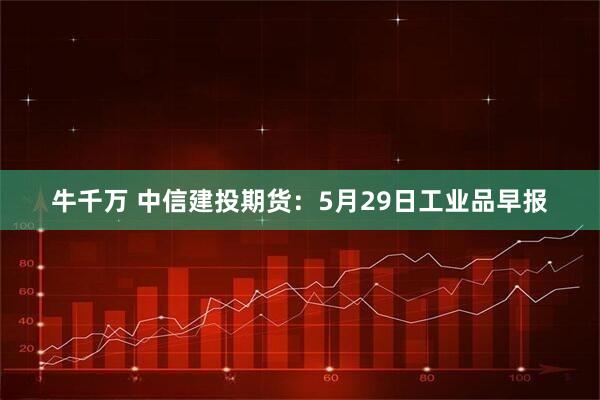 牛千万 中信建投期货:5月29日工业品早报